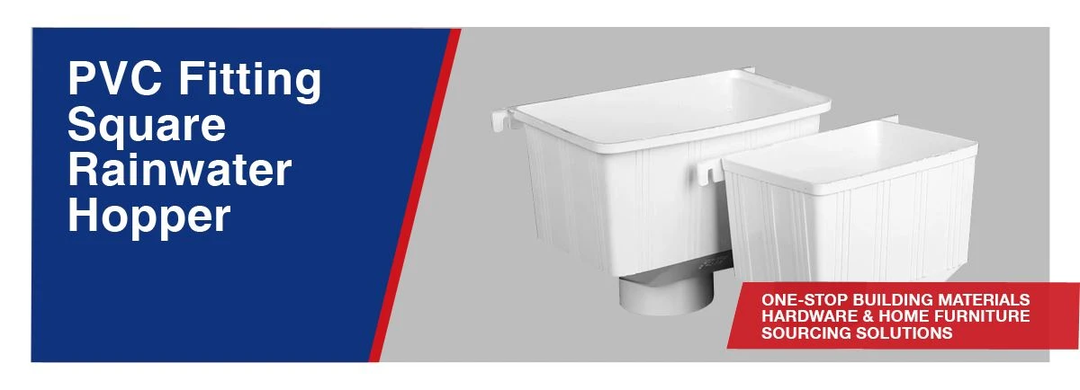 PVC Fitting Square Rainwater Hopper hbsinostar PVC Fitting Square Rainwater Hopper hbsinostar